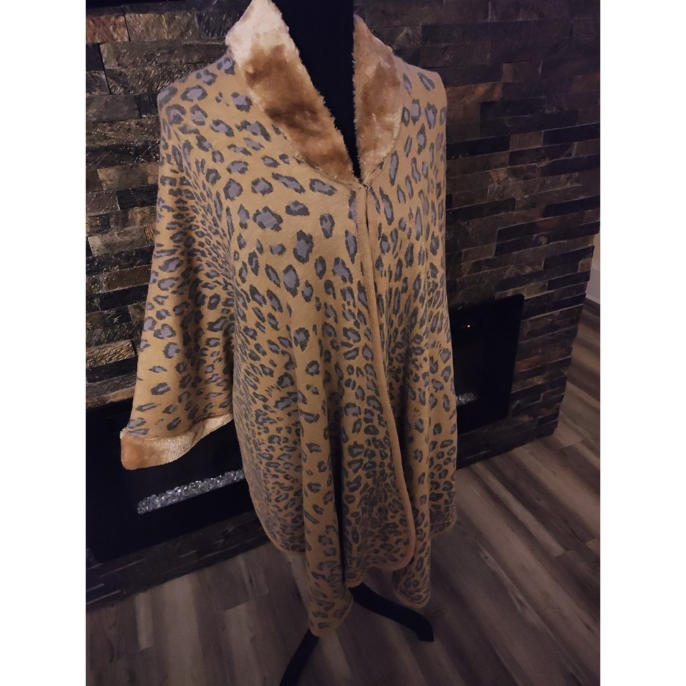 Animal Print Lightweight Cape